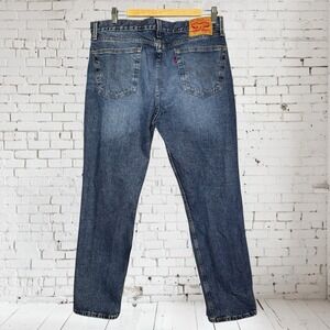 Levis 511 Slim Fit Jeans Stretch Blue Mens Size 36x30 Straight Leg Red Tag Denim